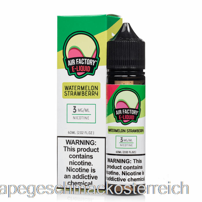 Wassermelone Erdbeere - Air Factory - 60ml 6mg Vape-Geschmack